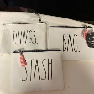 Set of 3 Rae Dunn bags